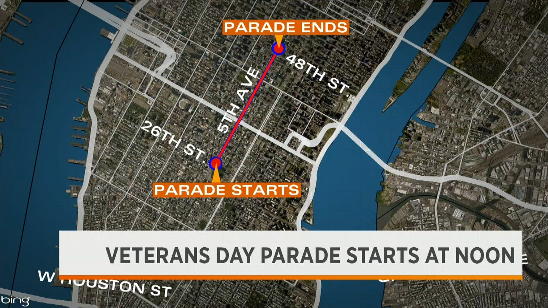Trump kicks off centennial NYC Veterans Day Parade