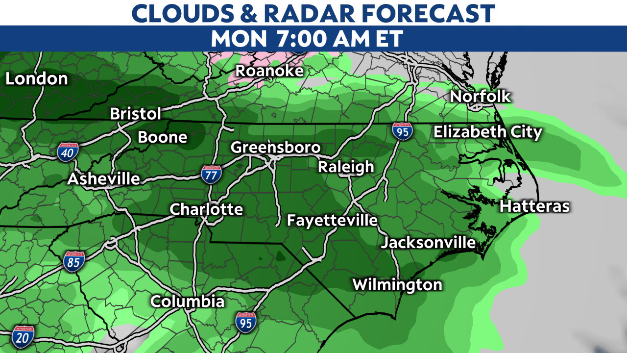 The Latest Forecast for Raleigh and Central North Carolina