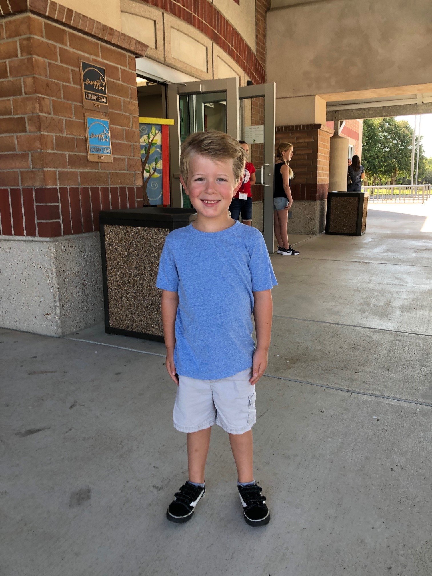 Benjamin Martin started kindergarten last week at Leander ISD.