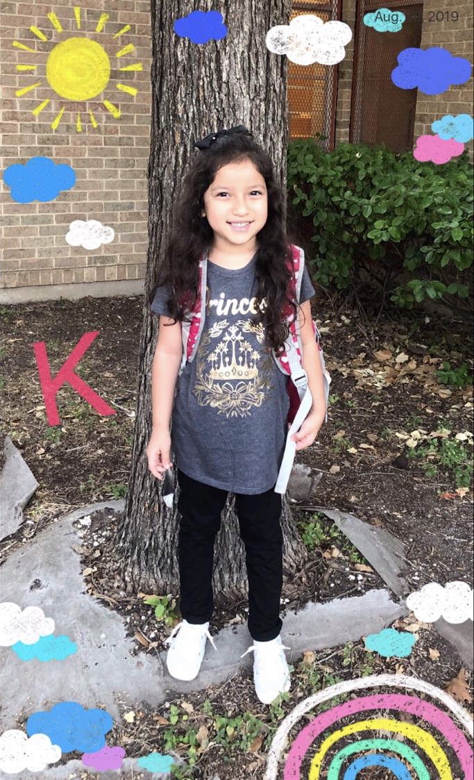 Karis started kindergarten!